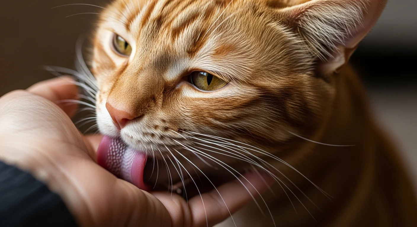 why cats lick you